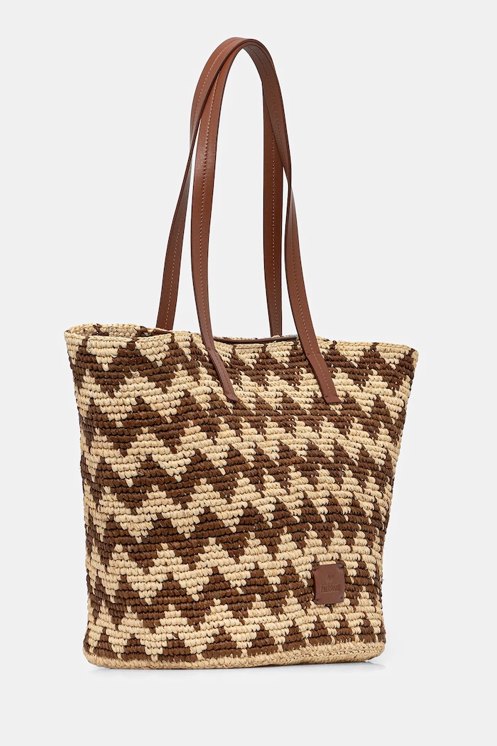 Missoni torebka Big Tote Raffia MI10065R.020 beżowy SS25