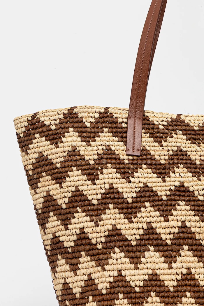 Missoni torebka Big Tote Raffia beżowy MI10065R.020