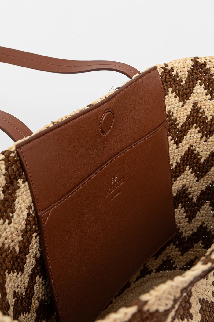 Missoni torebka Big Tote Raffia MI10065R.020 beżowy