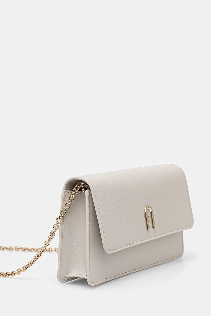 Furla geantă de piele WE00568.AX0733.1704S gri SS25