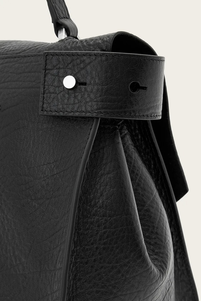 Torebka skórzana URSA AllSaints W115XC czarny