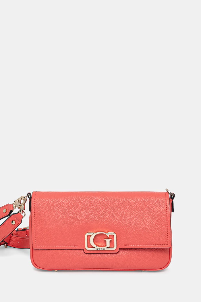 Kabelka Guess CIRCE hladký růžová HWBG96.42190