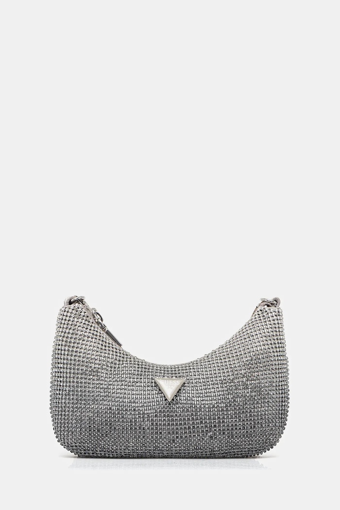 Guess torebka ZALINA wzorzyste srebrny HWOY93.50720