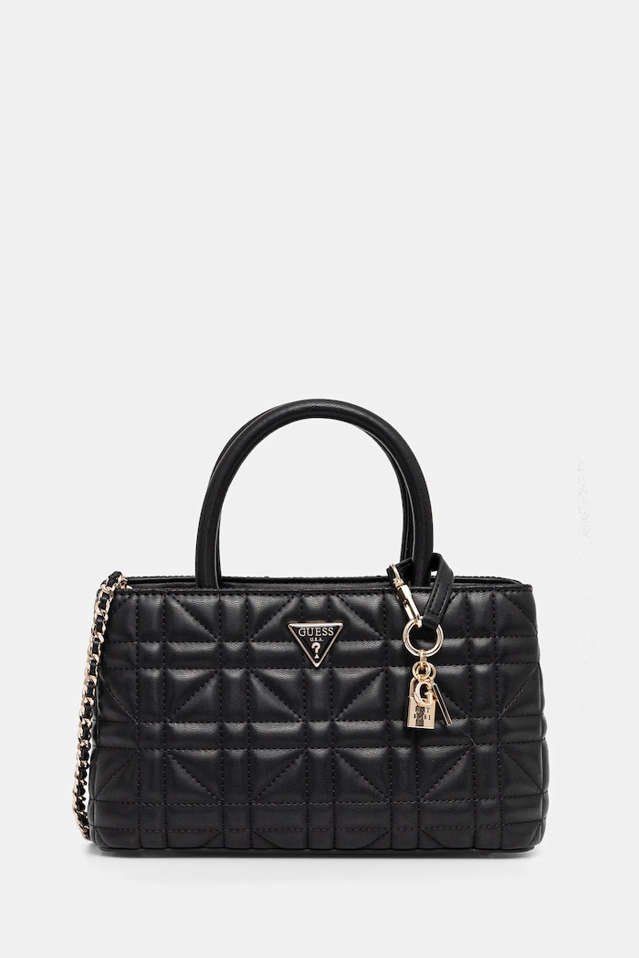 Kabelka Guess EDITA nevejde se A4 černá HWQG96.25060