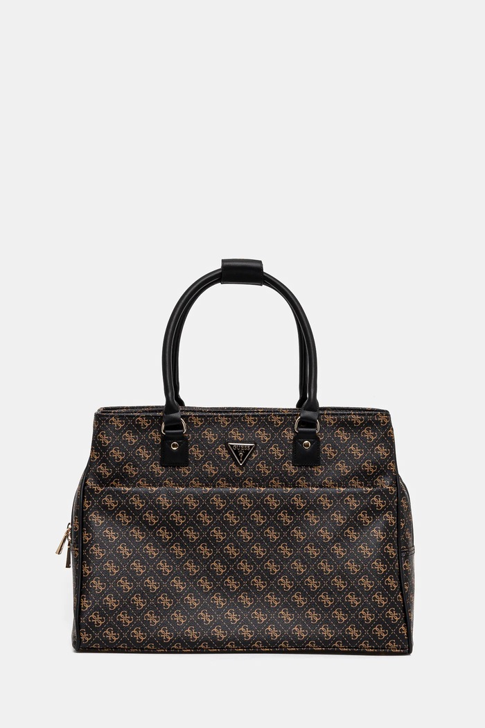 Torbica Guess JESCO Imitacija zrnatega usnja rjava TWHB83.89919