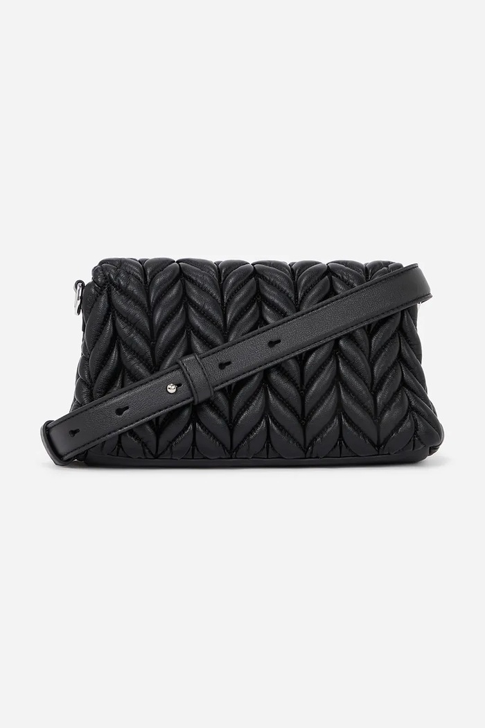 Karl Lagerfeld poseta K/WEAVE A2W30153 negru SS25