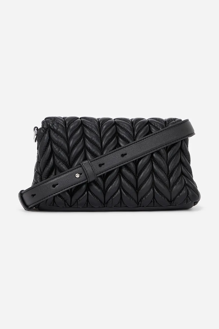 Karl Lagerfeld poseta K/WEAVE A2W30153 negru SS25