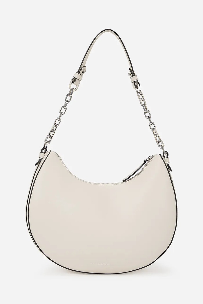 Karl Lagerfeld poseta de piele K/AUTOGRAPH A2W30019 alb AW25
