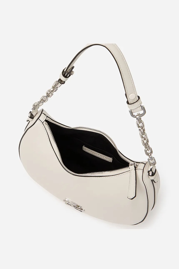 Accesorii Karl Lagerfeld poseta de piele K/AUTOGRAPH A2W30019 alb