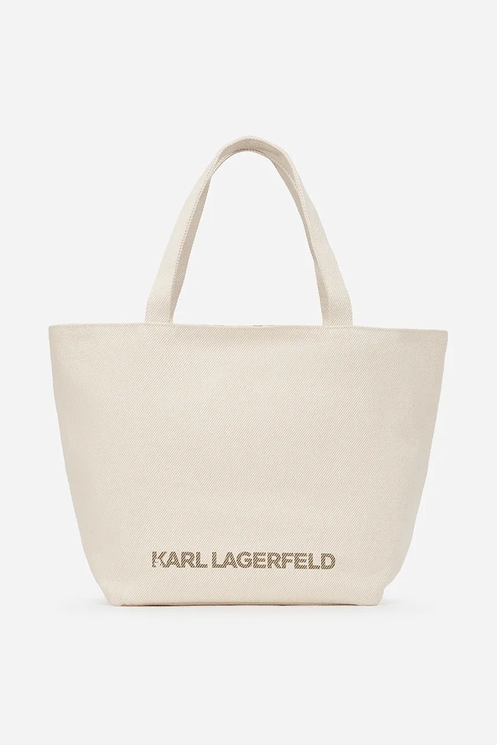 Τσάντα δυο όψεων Karl Lagerfeld A2W50024 μπεζ SS25