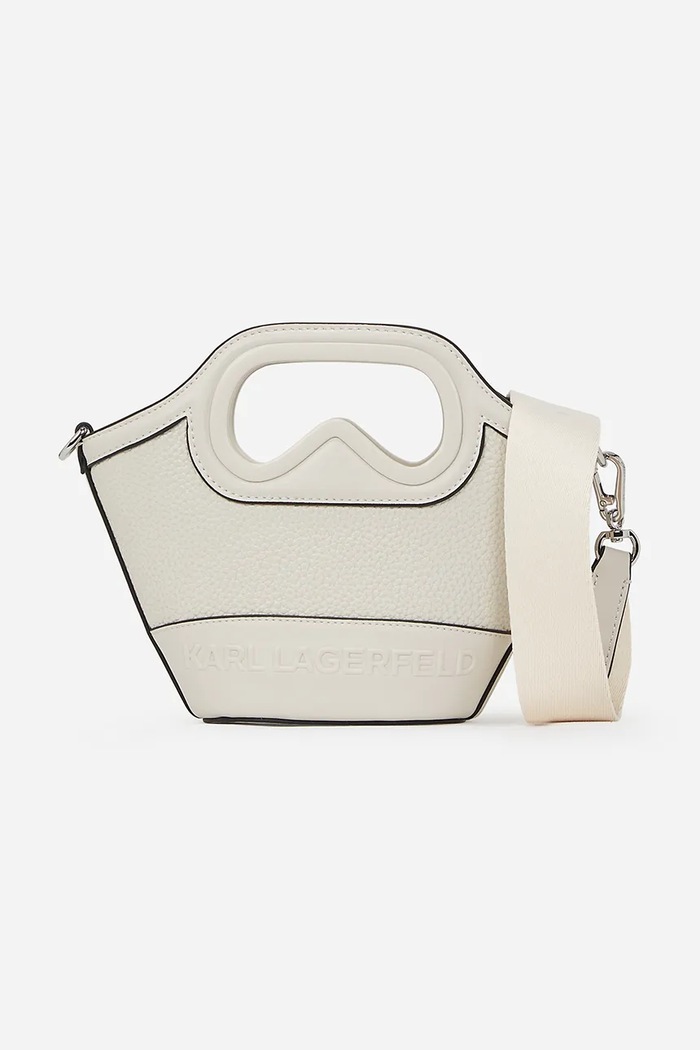 Torba Karl Lagerfeld bez uzorka bijela A2W30046