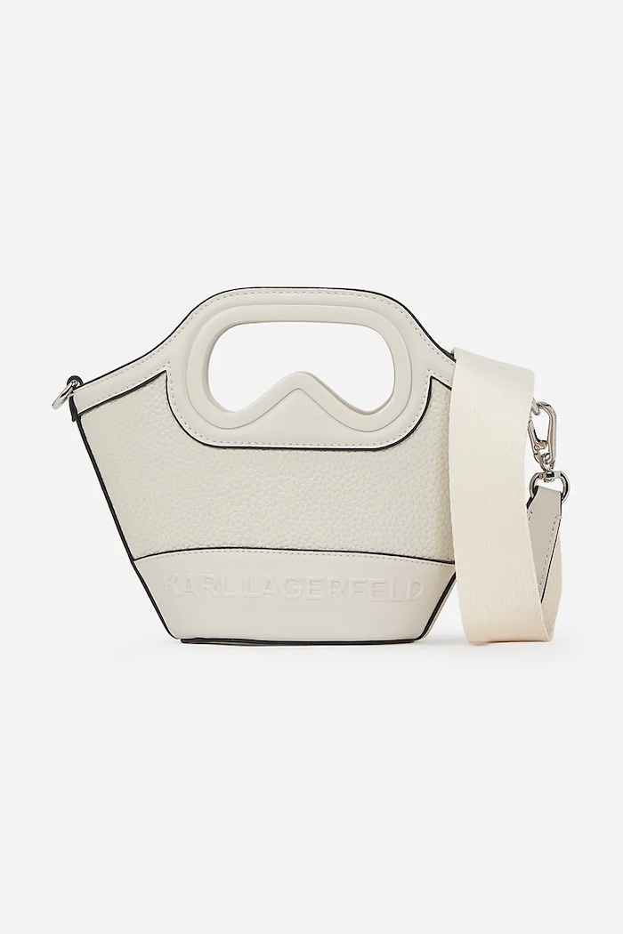 Torba Karl Lagerfeld bez uzorka bijela A2W30046