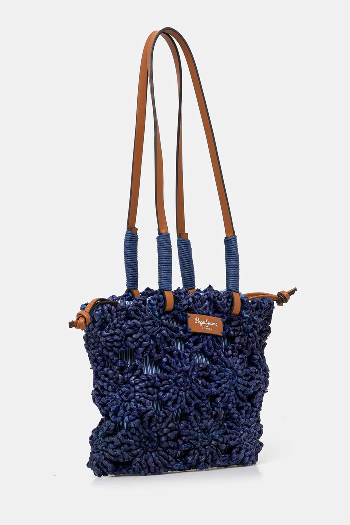 Pepe Jeans geanta de plaja GINA SUNRISE PL031614 bleumarin SS25