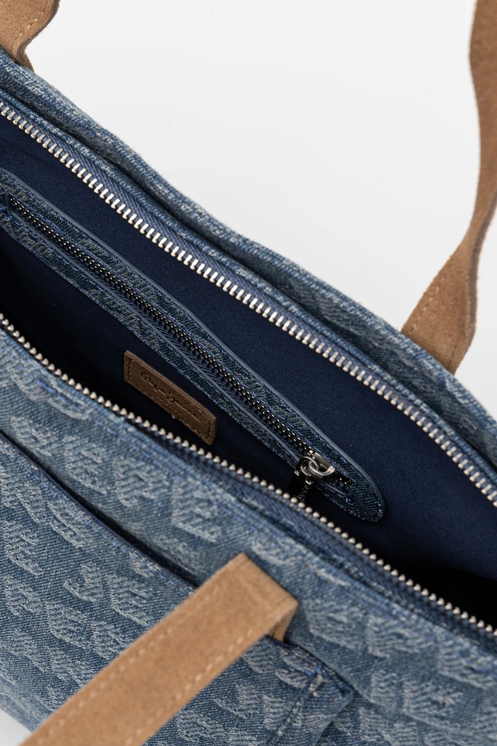 Kabelka Pepe Jeans BELLAMIE DENIM PL031628 modrá