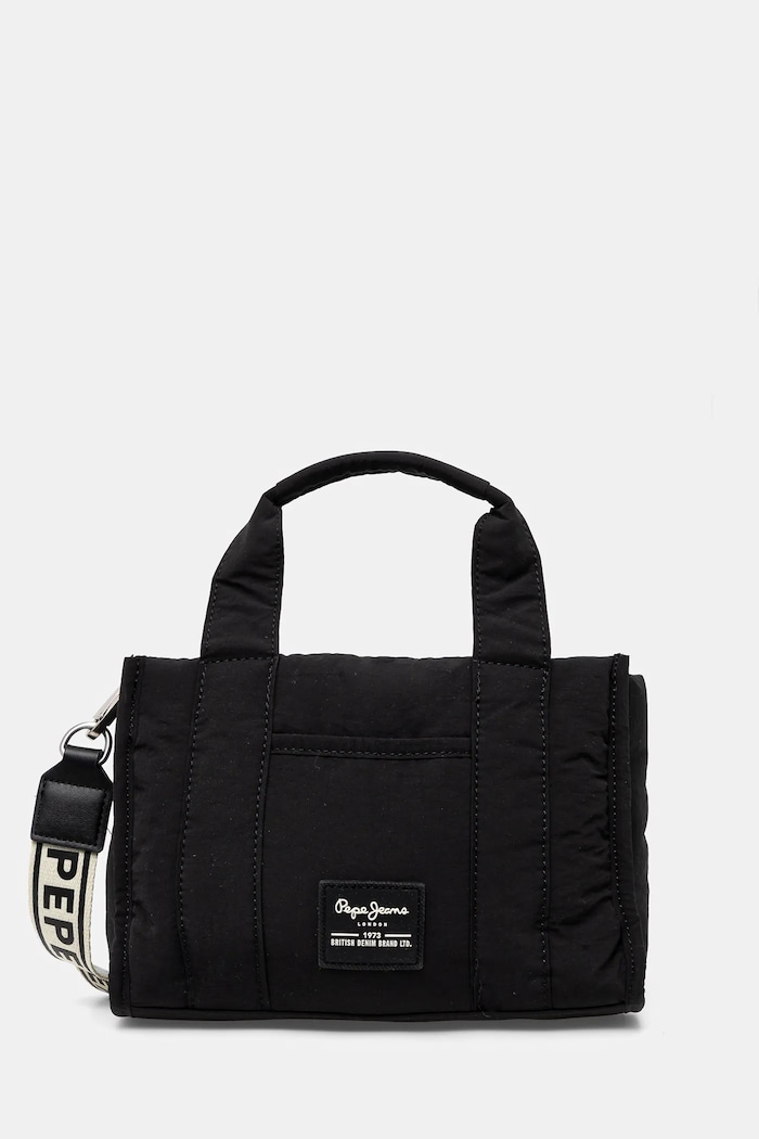 Pepe Jeans torebka ZADIE BLOSSOM nie mieści A4 czarny PL031647