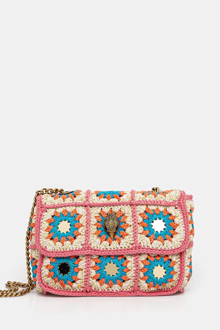 Kabelka Kurt Geiger London KENSINGTON vzorovaný růžová 9793757999