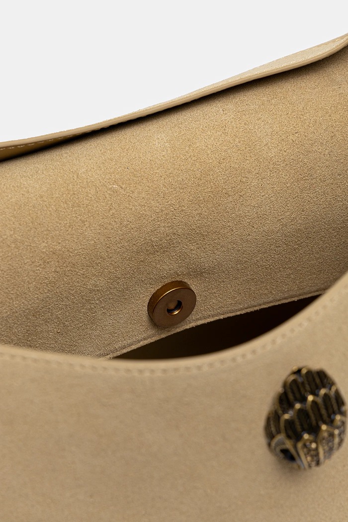 Geantă de mana din piele întoarsă Kurt Geiger London verde 3576073209