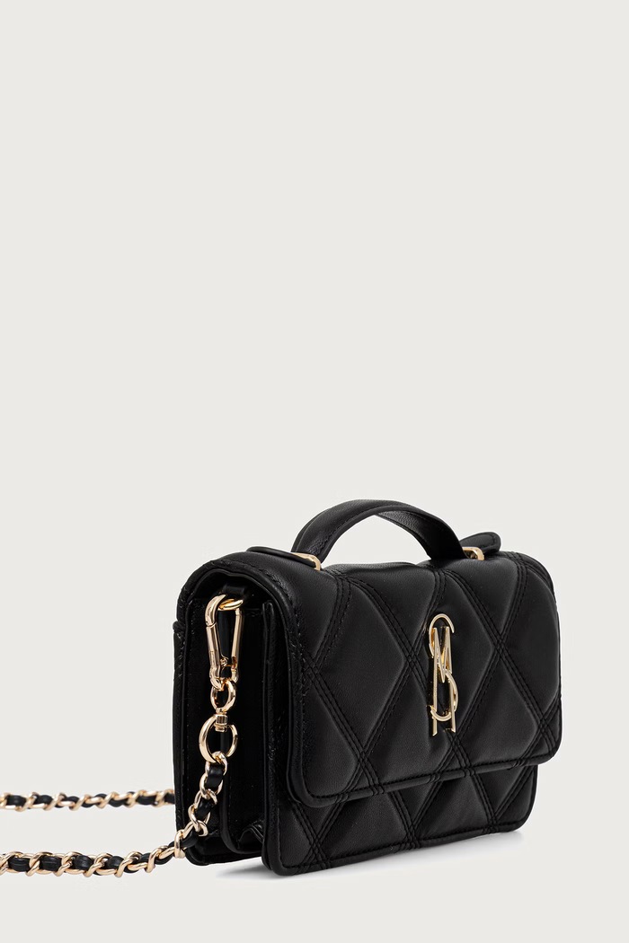 Steve Madden Чанта crossbody дамска от имитация на кожа Bjeffa SM13001604 черен SS25