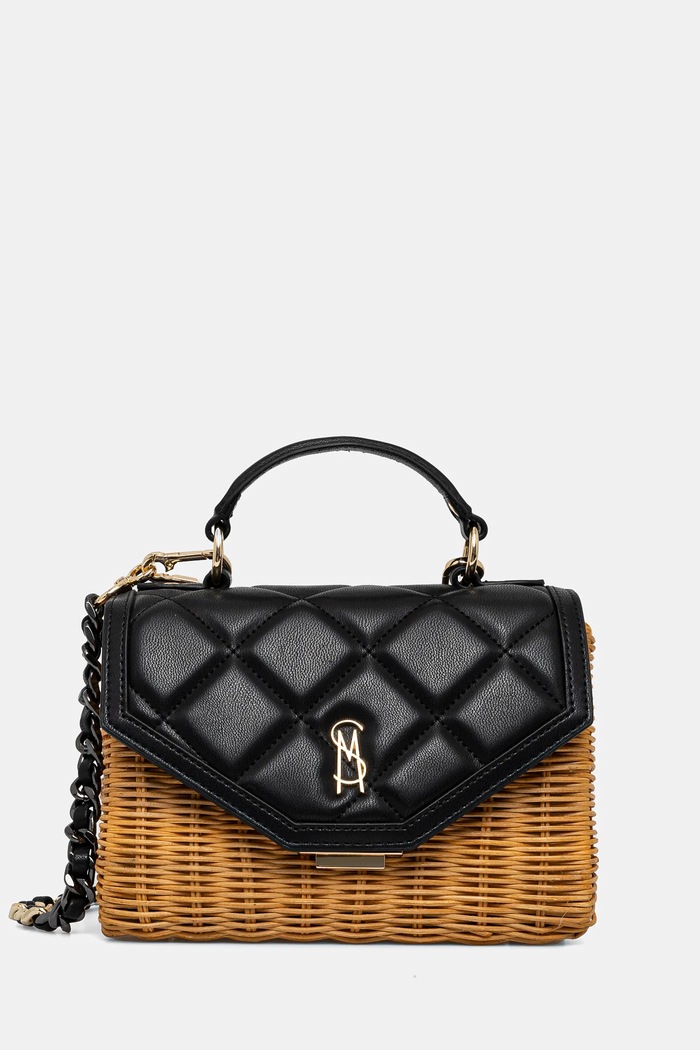 Kabelka Steve Madden Bpicnic nášivka čierna SM13001666