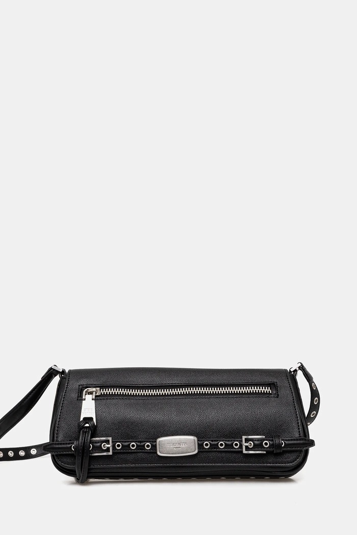 Torba Steve Madden Bindara natpis crna SM13001657
