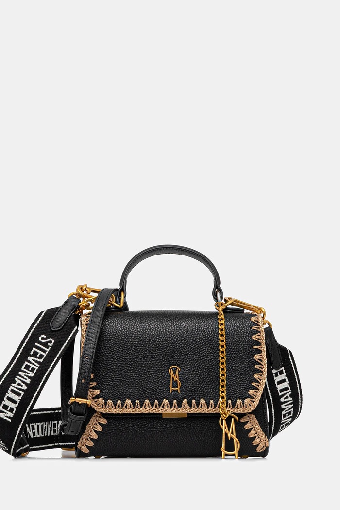 Kabelka Steve Madden Barclay jednofarebný čierna SM13001737