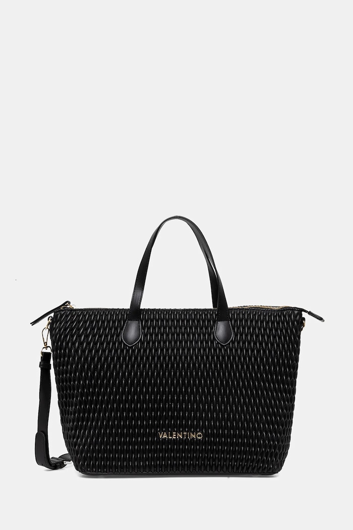 Kabelka Valentino Bags imitácia kože čierna VBS8DA03