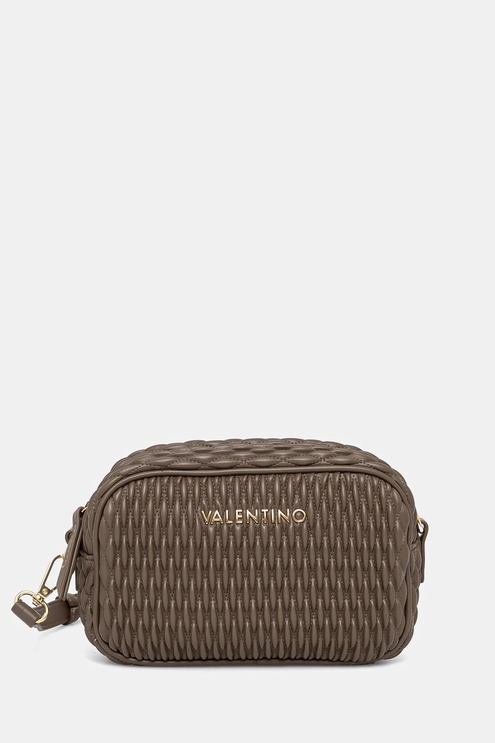 Kabelka Valentino Bags imitácia kože hnedá VBS8DA15