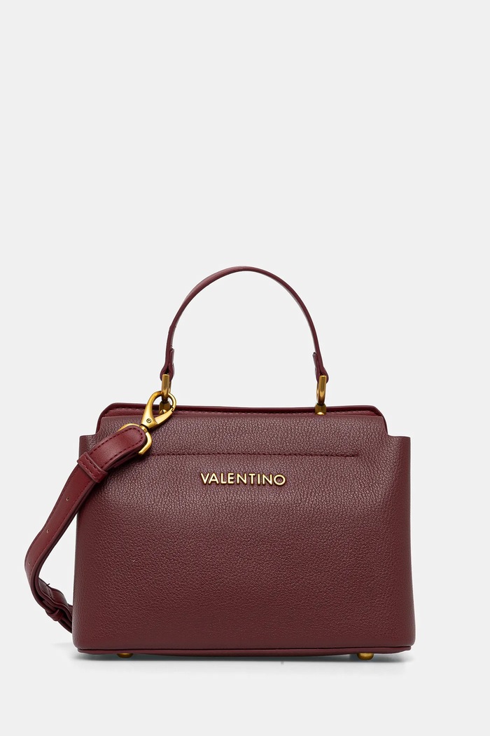 Valentino Bags torebka nie mieści A4 bordowy VBS8G505