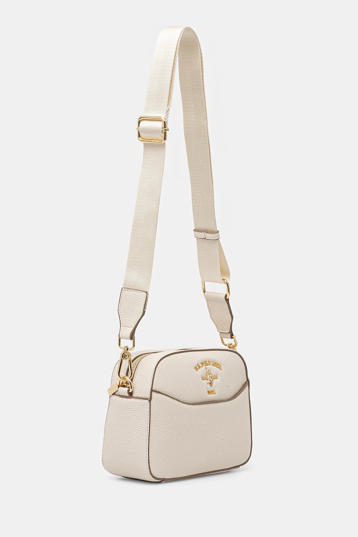 U.S. Polo Assn. crossbody torbica ženska iz umetnega usnja Stanford BIUSS6206WVP bež SS26