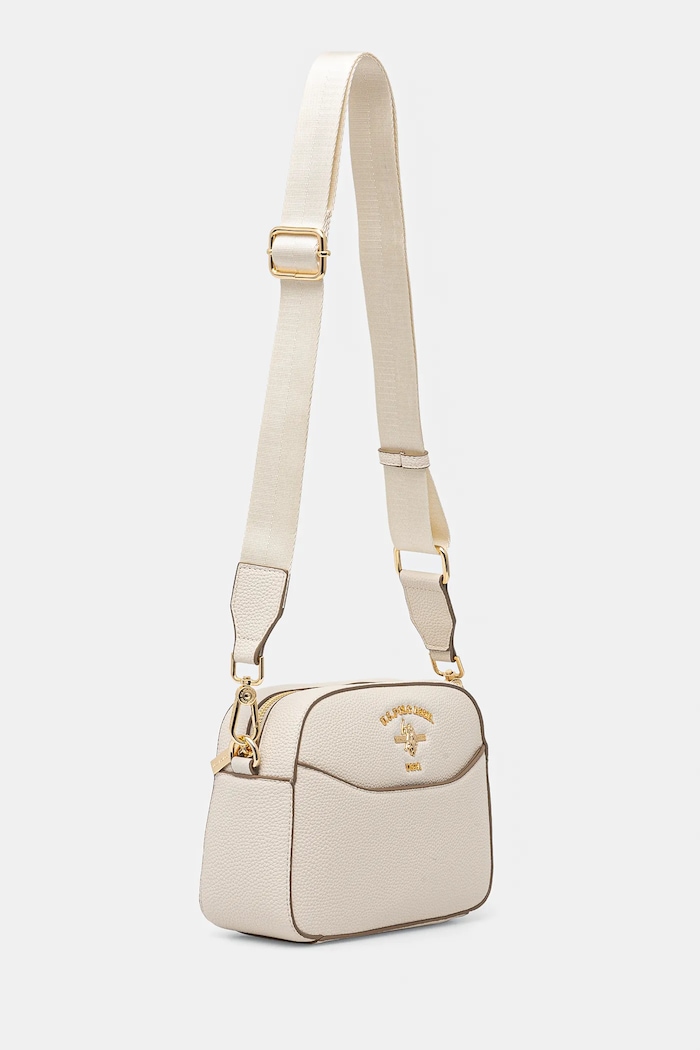 U.S. Polo Assn. crossbody torbica ženska iz umetnega usnja Stanford BIUSS6206WVP bež SS26