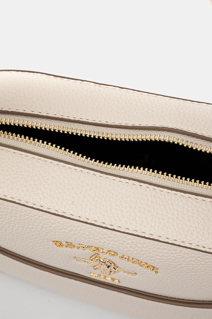 U.S. Polo Assn. crossbody torbica ženska iz umetnega usnja Stanford bež BIUSS6206WVP
