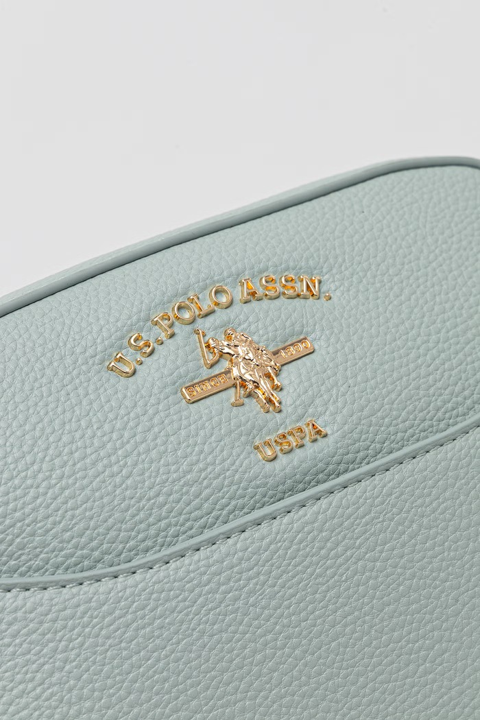 Dodatki U.S. Polo Assn. crossbody torbica ženska iz umetnega usnja Stanford BIUSS6206WVP turkizna