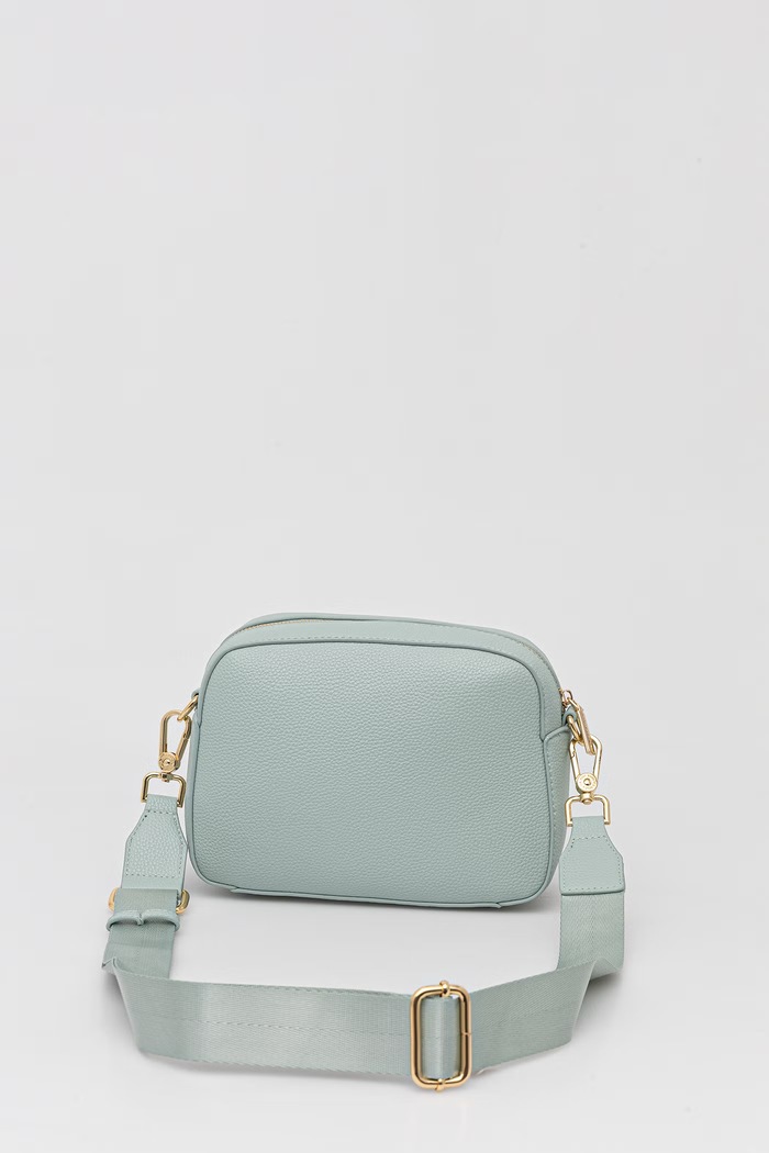 U.S. Polo Assn. crossbody torbica ženska iz umetnega usnja Stanford turkizna BIUSS6206WVP