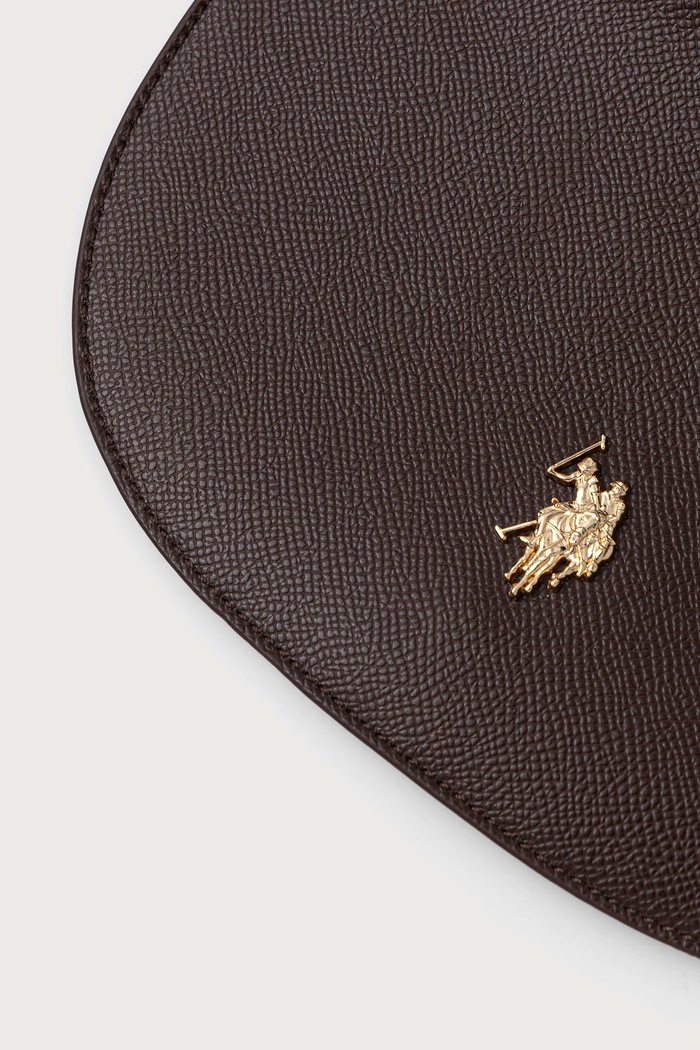 Torebka crossbody damska z imitacji skóry Jones U.S. Polo Assn. brązowy BEUJE8654WVP
