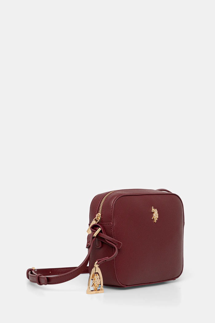 Kabelka U.S. Polo Assn. Jones BEUJE8655WVP burgundské AA00
