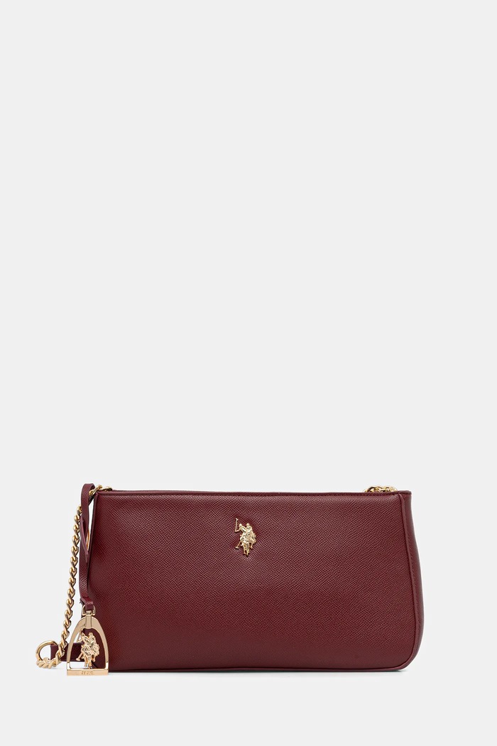 U.S. Polo Assn. Borsa da donna in similpelle Jones granata BEUJE8663WVP
