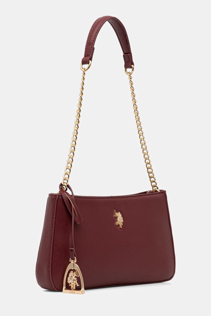 U.S. Polo Assn. Borsa da donna in similpelle Jones BEUJE8663WVP granata AA00