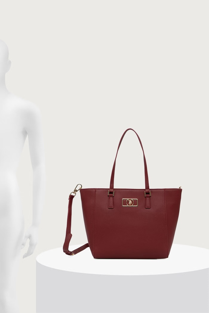 Akcesoria U.S. Polo Assn. Torebka shopper damska Jones BEUJ88674WVP czerwony