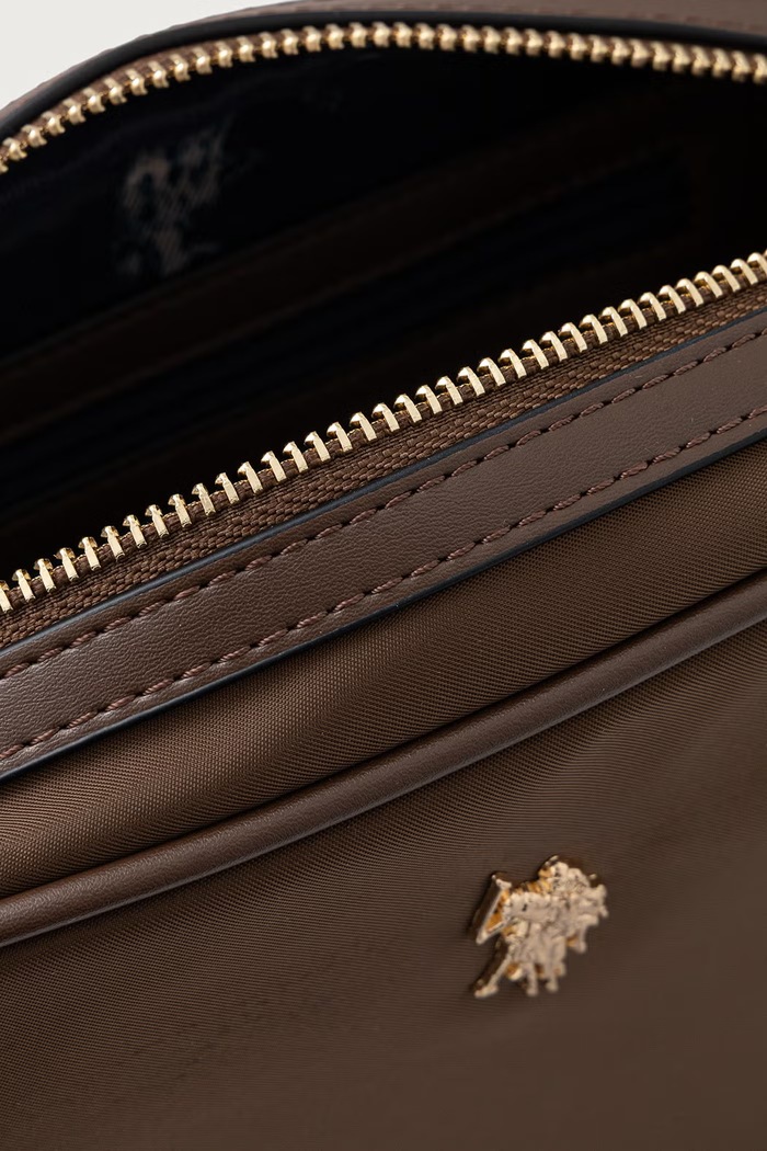 Geantă crossbody pentru femei Houston U.S. Polo Assn. maro BEUHU6381WZC