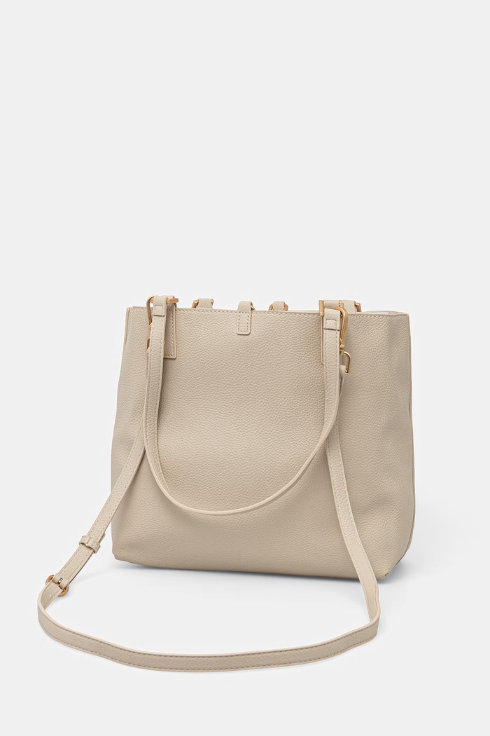 U.S. Polo Assn. torebka shopper damska z imitacji skóry Malibu BEUM08707WVP beżowy AA00
