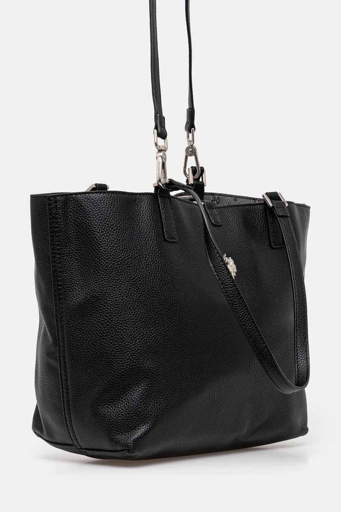 U.S. Polo Assn. shopper torba ženska iz umetnega usnja Malibu BEUM08707WVP črna AA00