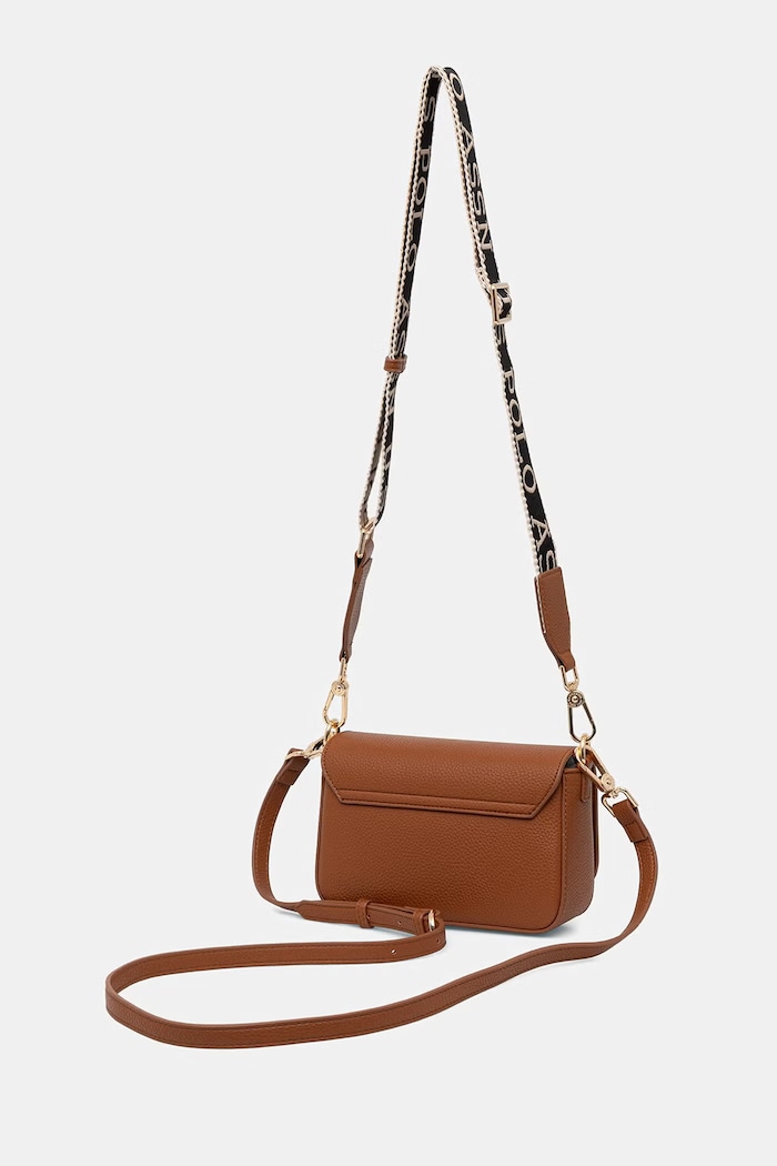 Doplnky U.S. Polo Assn. crossbody kabelka dámska z imitácie kože Mansion BEUE58718WVP hnedá