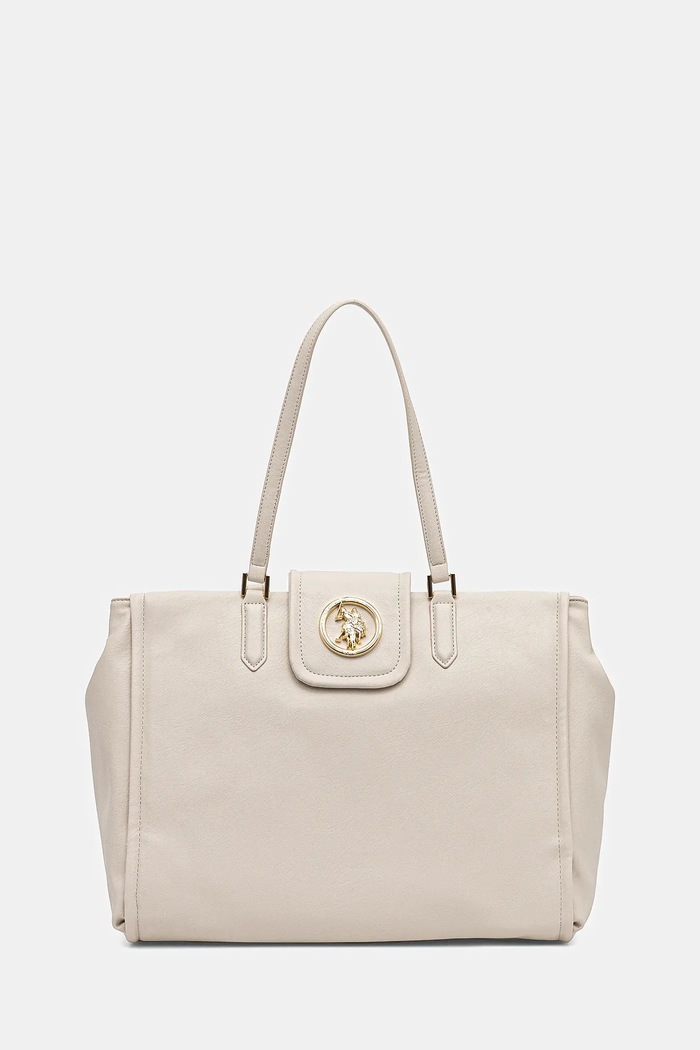 U.S. Polo Assn. torebka Jodhpur mieści A4 beżowy BEUJ58588WVP