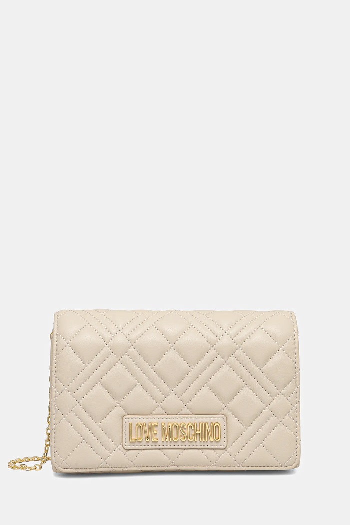 Love Moschino geantă uni bej JC4248PP0MLA0110