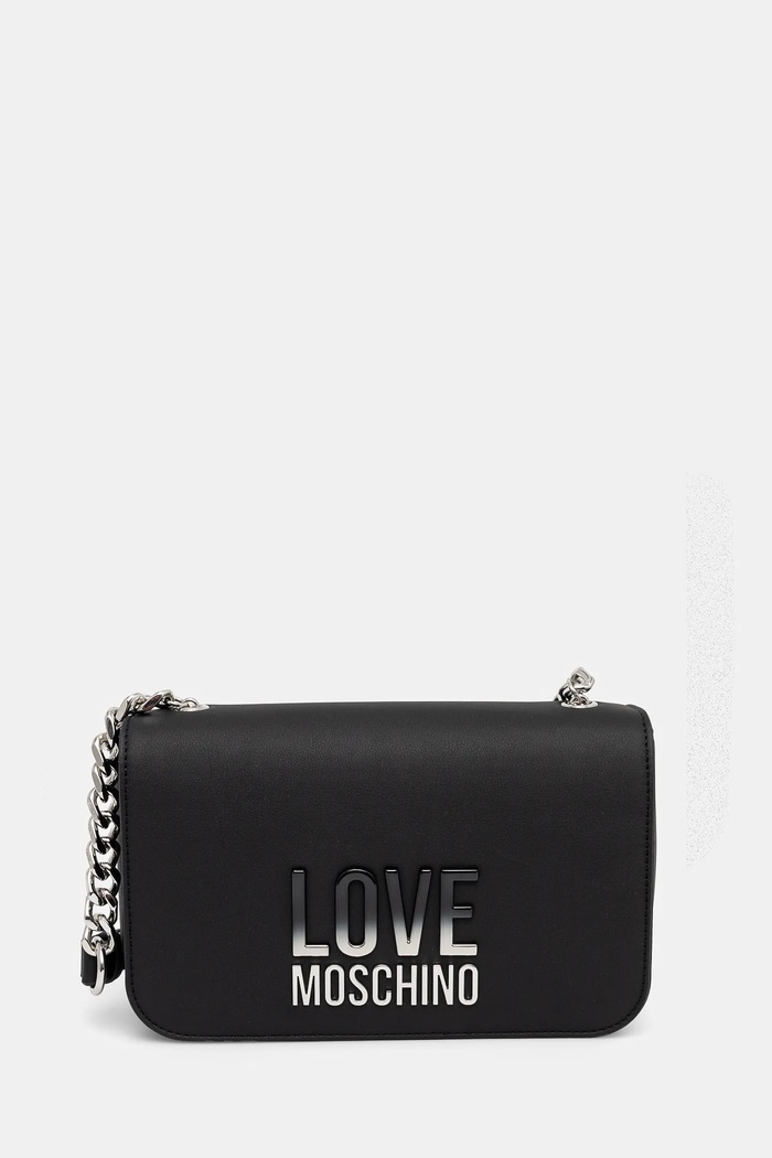 Τσάντα Love Moschino συνθετικό μαύρο JC4254PP0MKD000B