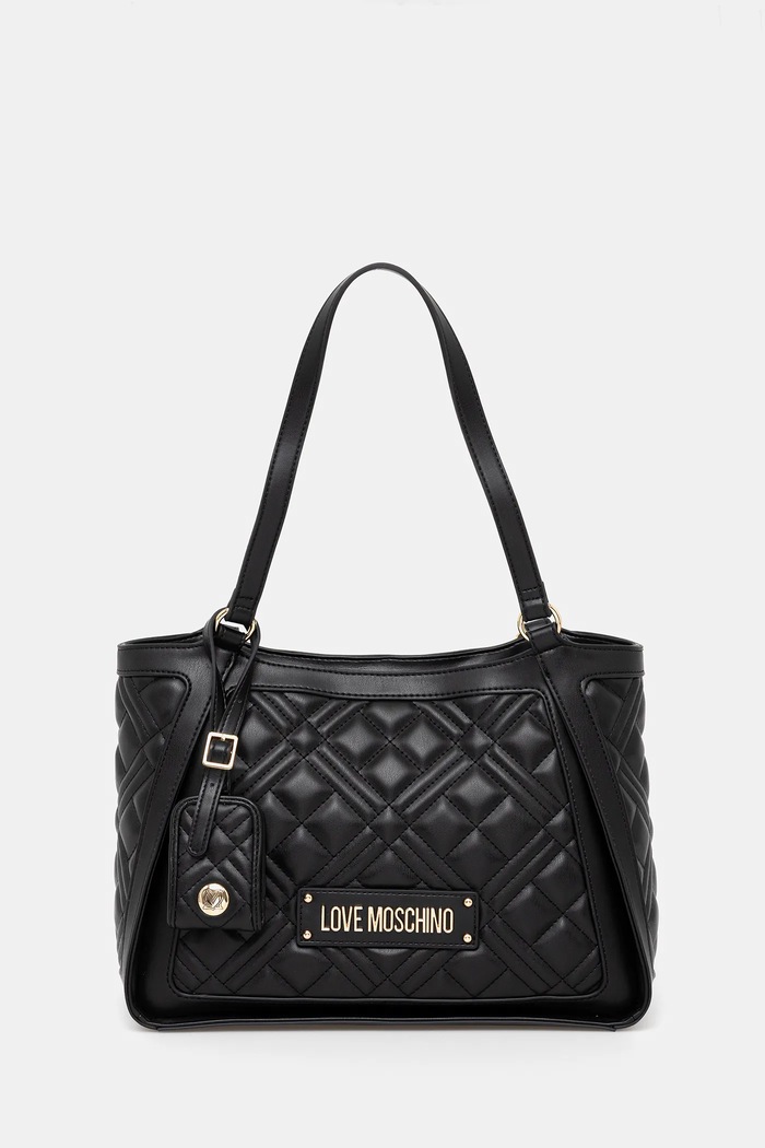 Kabelka Love Moschino vzorovaný černá JC4206PP0MLA0000