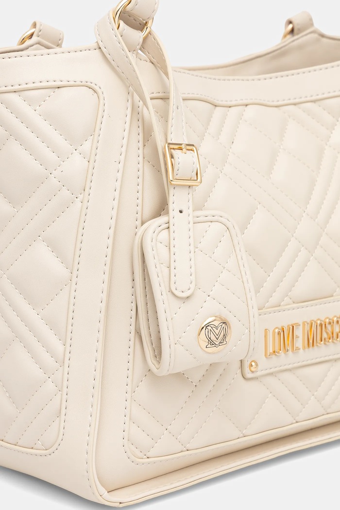 Love Moschino geantă bej JC4206PP0MLA0110