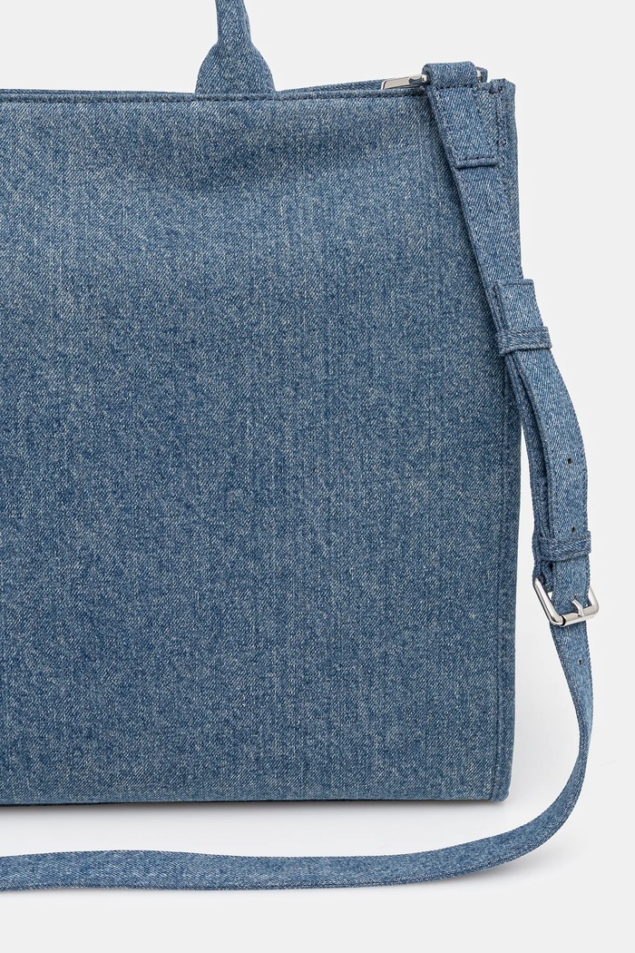 Akcesoria Love Moschino torebka jeansowa JC4242PP0MKM0750 niebieski