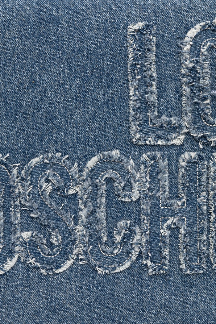 Love Moschino torebka jeansowa niebieski JC4242PP0MKM0750