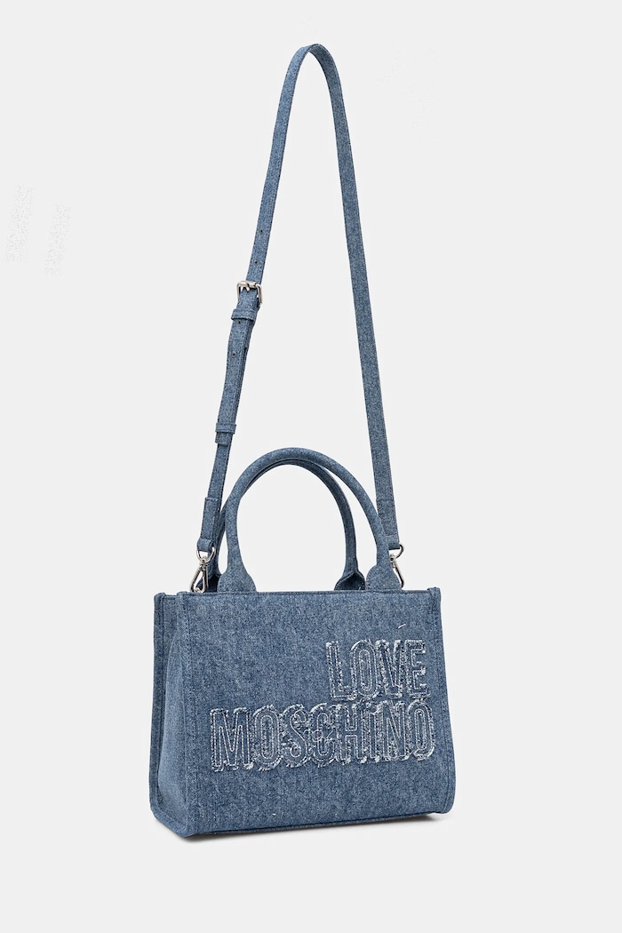 Love Moschino geantă de blugi JC4244PP0MKM0750 albastru SS25